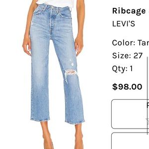 Levi’s Ribcage Straight Leg Jeans